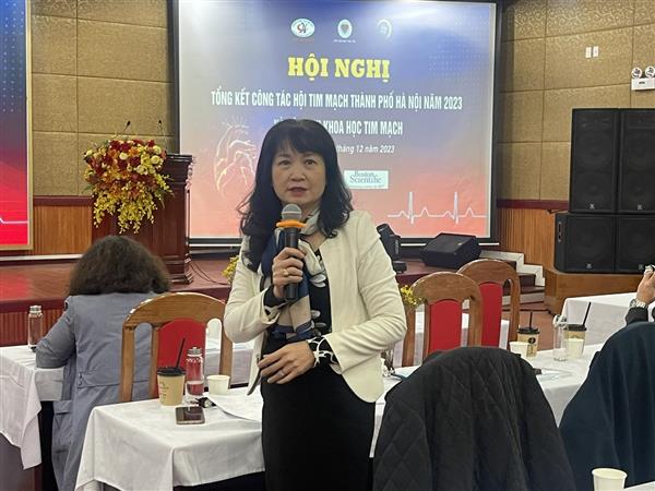 Tổng kết công tác hội nghị tim mạch thành phố Hà Nội năm 2023 và hội nghị khoa học tim mạch - 6